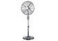 45cm Pedestal Oscillating Floor Fan Air Cooling 4 Metal Chrome Blade Height Adjustable supplier