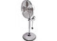 Brushed Nicked 110V Retro Floor Fan Three Speed Control Knob / Pedestal Cooling Fan supplier