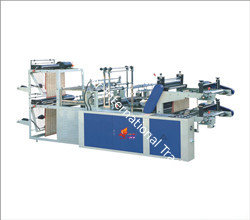 China Computer controlled double layer roll top T-shirt and flat bag making machine supplier