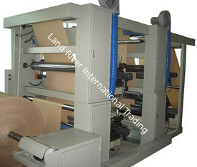 China High Efficient 4 color flexo press (with reel) for paper bag roll printing supplier