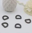 New style matte gun metal color flat meat d ring buckle 12 mm for bags