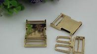 1 inch Hardware gold metal side quick release curved buckles for pet dog collar