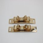 Metal shoe hardware accessories gold butterfly bow shape iron sheets shoelace buckles