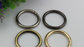 Small light gold bag accessories metal iron o ring buckles 32 mm supplier