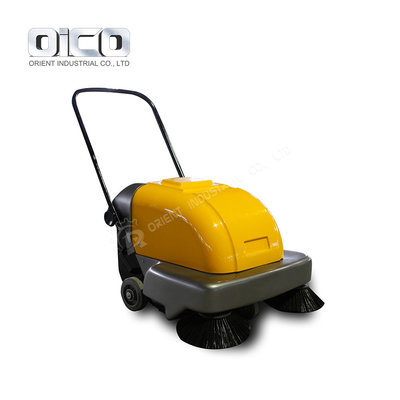China OR-P100A  walk-behind outdoor sweeper  electric vacuum street sweeper supplier