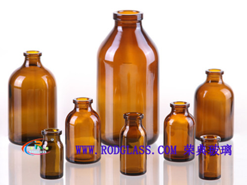 Amber glass bottle injection for antibiotics