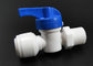 Plastic male thread valve 1/4 inch tube OD  for household water purifiers supplier
