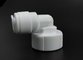 Plastic elbow female thread quick coupling water adapter 3/8&quot; tube OD-1/2&quot; female hose bib supplier