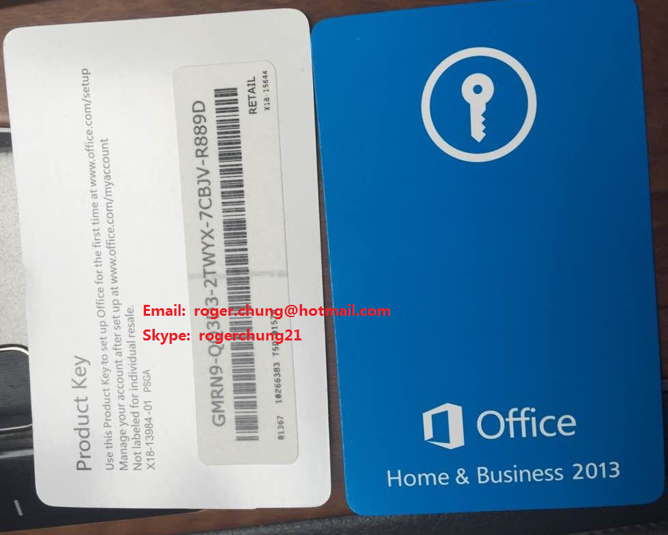 Fast delivery Microsoft Office 2013 Home Business Product Key Cards free shipping