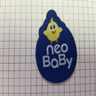Laser Cut High Density Fashion Clothing Woven Patches for Garment