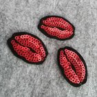 custom clothing CHERRY design sequin embroidery patch embroidery badge