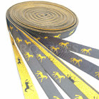 Professional Hight quality metallic custom woven horse design gifts ribbon