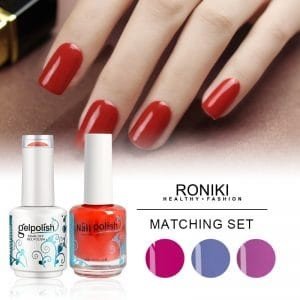 China RONIKI Matching Gel &amp; Nail Polish Professional Kit Matching Gel Polish kit supplier