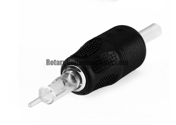 China Diameter 1”Disposable Tattoo Tubes Black Grip Clear Tips For Tattoo Machine supplier