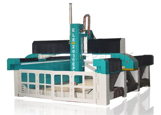 Self - Lubricating MDF Engraving Machine , Horizontal Foam Cutting Machine Large Bed Size
