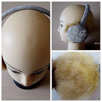 China Gilrs/ladies acrylic ear muff--fake fur on ears--jacquard design supplier