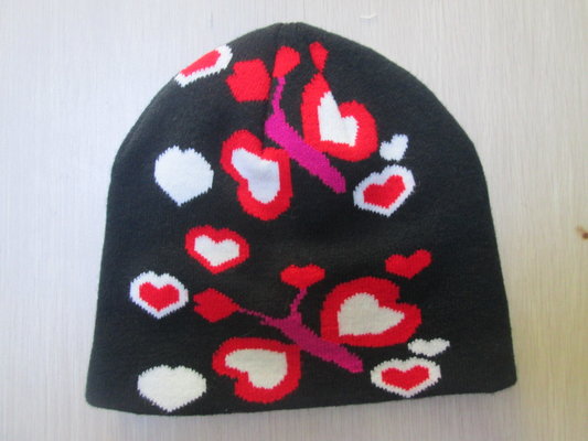 China Acrylic Hat for Children--Classic Style with Flowers--Outside and Winter--Jacquard Hat supplier