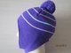 Children's ear flap/hat with pompom  by 100% acrylic yarn with jacquard--fleece linging supplier