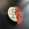 Love charity team imitation metal badges customized, public welfare community group round badge production supplier