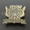 Customized antique five-pointed star metal badge custom, five-pointed star metal medal custom, can be equipped with box supplier