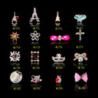 Hot NEW Wholesale Alloy Jewelry 3D Nail Art Jewelry Nail rhinestones Sticker Supplier Number ML770-785