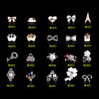 Hot NEW Wholesale Alloy Jewelry 3D Nail Art Jewelry Nail rhinestones Sticker Supplier Number ML814-833
