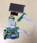 4.3" TFT LCD Displays with Custom VGA / HDMI Driver Board  , touch panel optional
