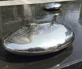 Handmade Metal Stainless Steel Stone Sculpture Ornaments for Garden Hotel Indoors and Outdoors