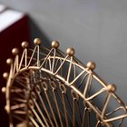 Handmade Wrought Iron Metal Ferris Wheel Statue Grande Exposition tabletop Ornaments for Home Decoration