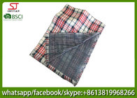Chinese supplier frayed plaid grid two side summer spring  thin tassel scarf  70*190cm 150g 100%polyester shawl exporter