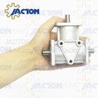JTA10 Spiral Bevel/Miter Gears Right Angle Reducer Aluminum Gearbox 1:1 Ratio Transmission