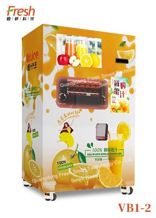 fruit juice machine manual juicer fresh orange juice vending machines for hot sale with automatic cleaning system supplier