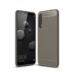 Shockproof Armor Carbon Fiber Hybrid Brush Mobile Cover Phone Case for Huawei P20 plus