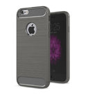 Fashion Carbon Fiber Wiredrawing Brushed Soft TPU Back Cell Phone Case For iPhone 7