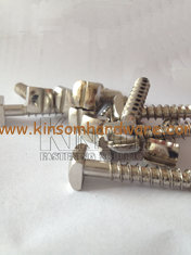 China Square slotted head self-tapping screws nickel finish with class 8.8 10B21 supplier