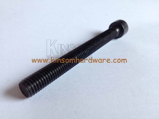 China Hexagon socket screws full thread cold formed special fasteners zinc nickel blacking coating M6*65 supplier