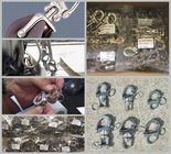 stainless steel swivel jaw snap shackles ,stainless steel rigging hardware ,stainless steel snap shackles