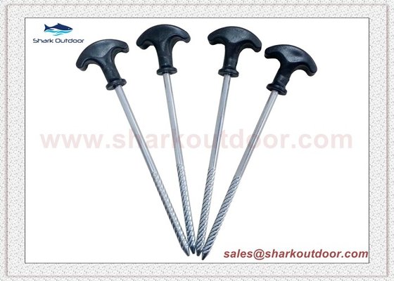 China Screw Tent Pegs stakes 21cm supplier