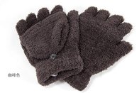 cheap high quality writing sports Soft Cozy fleece Glove mittens with butter for kids teenagers