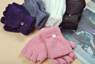 cheap high quality writing sports Soft Cozy fleece Glove mittens with butter for kids teenagers