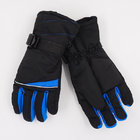 2017 Wholesale Fashion Sports Snowboard Motorcycle Black Waterproof Men's Ski Gloves