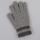 2017 New Design Acrylic Polyester Knitted Custom Jacquard Winter Gloves For Man Motorcycle Work