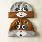 Zhejiang Factory supplier cheap Wholesale funny lovely animal bear pattern hats warm beanie  for kids