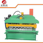 Circular Arch Glazed Tile Roll Forming Machine , High Speed Roof Forming Machine