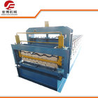 380 V Glazed Tile Roll Forming Machine , Trapezoidal Sheet Roll Forming Machine 