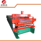 Galvanized Steel Metal Roof Forming Machine With 16 Steps Anti - Rust Roller