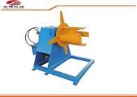 5 Tons Hydraulic Discharging / Uncoiler Roll Forming Accessory Machine