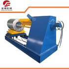 3- 5 Tons Blue Steel Roofing Iron Sheet Making Machine Un - Coiler CE / ISO Listed