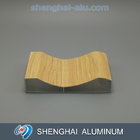 Natural Feel Wooden Grain Aluminum Profiles to Make Life Style Furniture