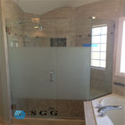 High quality 6mm 8mm 10mm safety tempered  toughened glass bathroom or showers doors